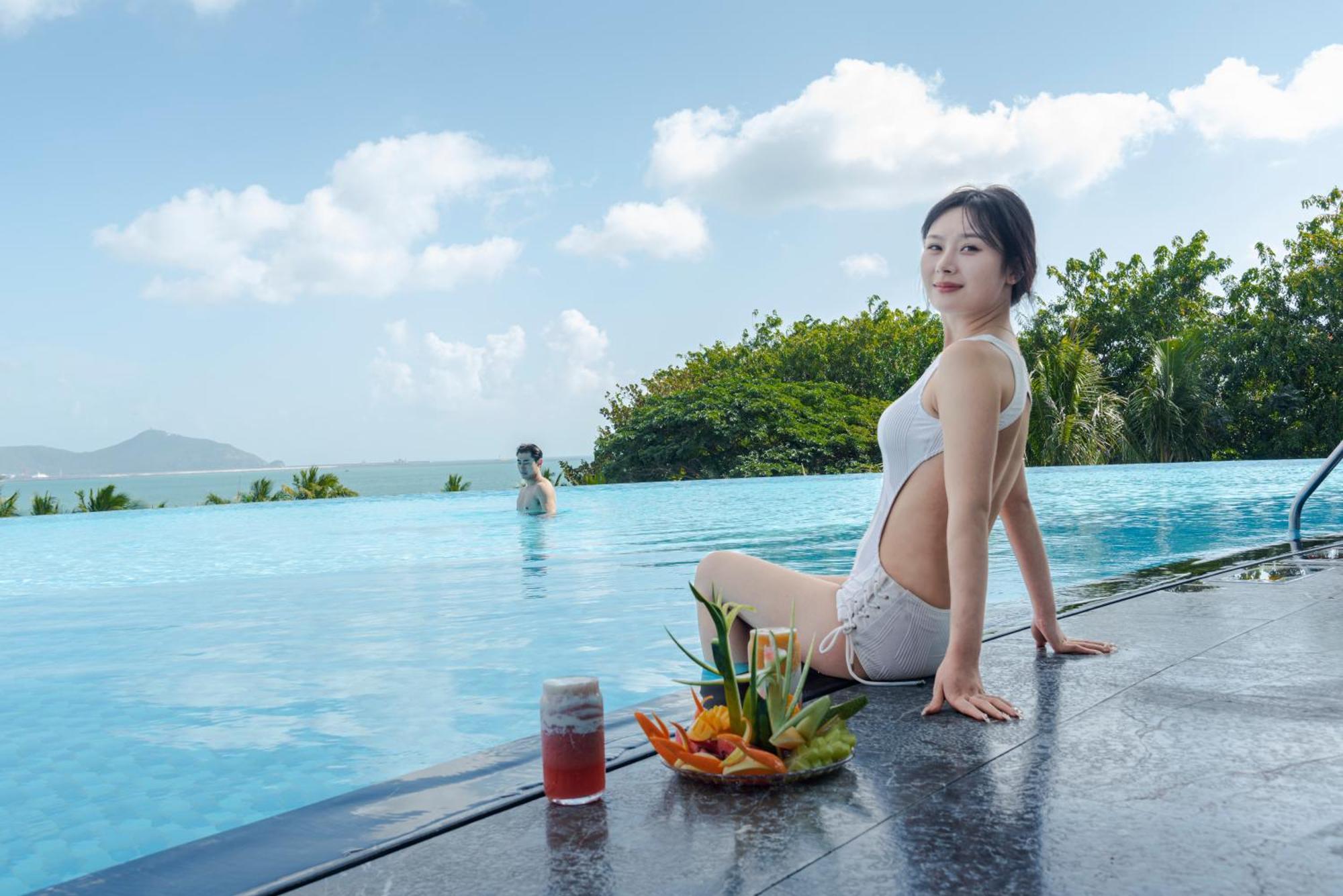 Sanya Junji Seaview Hotel Kültér fotó